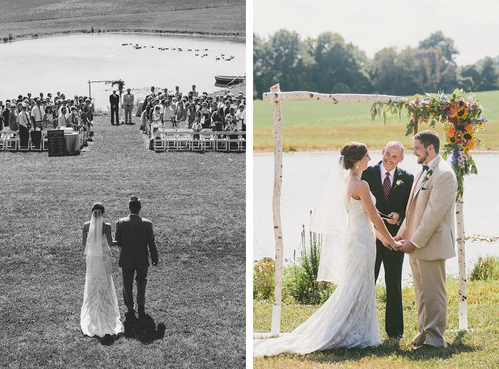 Colorful Sunflower Wedding from All Heart Photo & Video and Soiree by Souleret featured on Burgh Brides