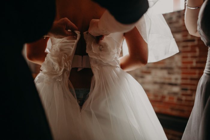 White & Gray Industrial Wedding at the History Center from Rachel Rowland Photography featured on Burgh Brides