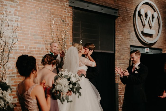 White & Gray Industrial Wedding at the History Center from Rachel Rowland Photography featured on Burgh Brides