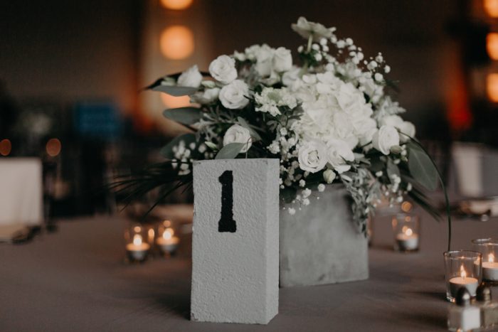 Industrial Wedding Ideas: White & Gray Industrial Wedding at the History Center from Rachel Rowland Photography featured on Burgh Brides