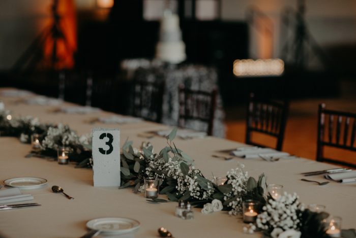 Industrial Wedding Ideas: White & Gray Industrial Wedding at the History Center from Rachel Rowland Photography featured on Burgh Brides