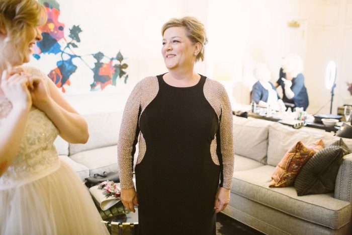 Mother of the Bride Dress: Small Eclectic Wedding at Smallman Galley from Caitlin Thomas Photography featured on Burgh Brides