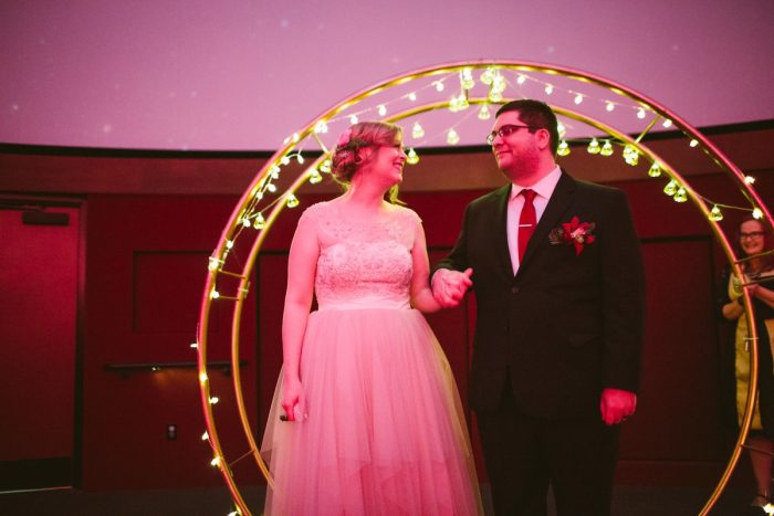 Carnegie Science Center Wedding: Small Eclectic Wedding at Smallman Galley from Caitlin Thomas Photography featured on Burgh Brides