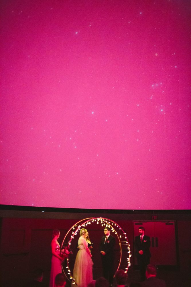 Carnegie Science Center Wedding: Small Eclectic Wedding at Smallman Galley from Caitlin Thomas Photography featured on Burgh Brides