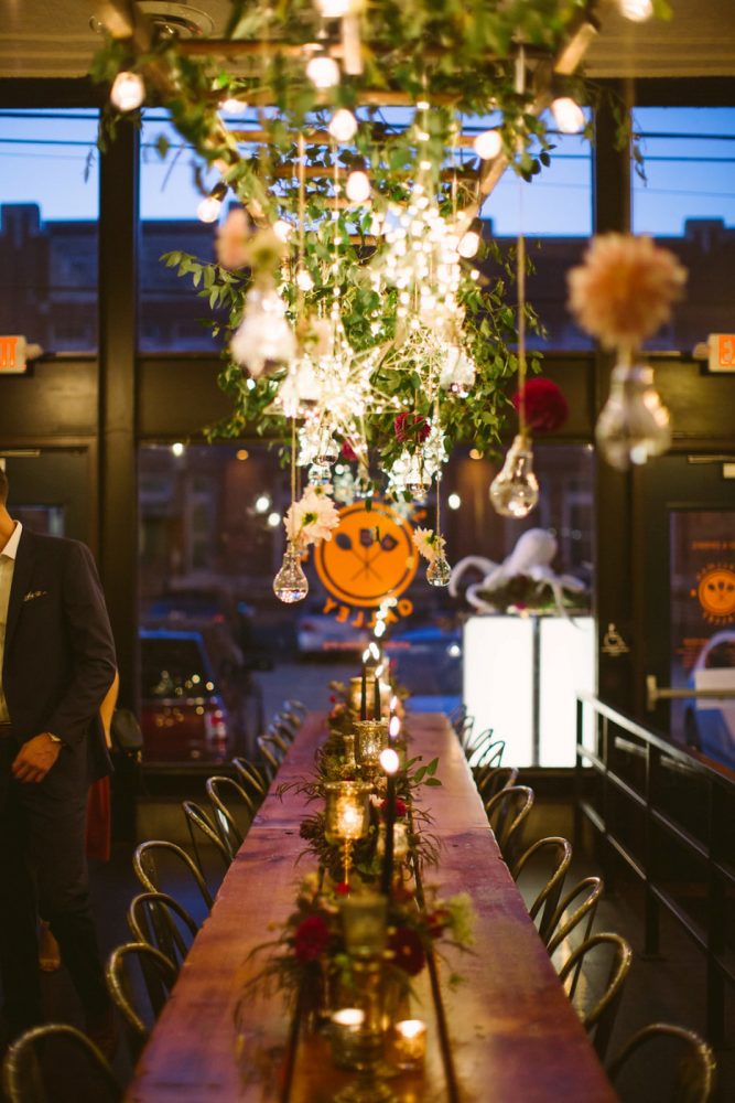 Small Eclectic Wedding at Smallman Galley from Caitlin Thomas Photography featured on Burgh Brides