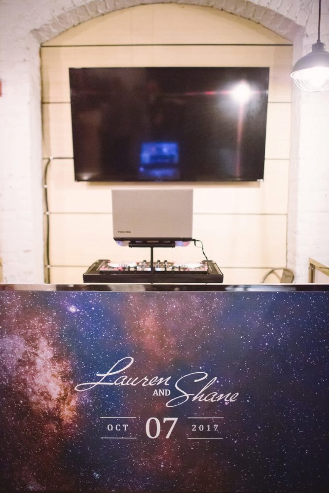 Celestial Wedding Decor: Small Eclectic Wedding at Smallman Galley from Caitlin Thomas Photography featured on Burgh Brides