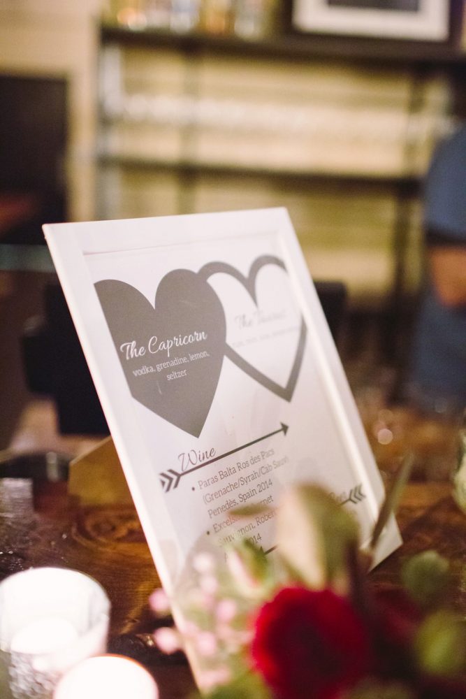 Wedding Signs: Small Eclectic Wedding at Smallman Galley from Caitlin Thomas Photography featured on Burgh Brides