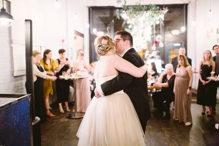 Small Eclectic Wedding at Smallman Galley from Caitlin Thomas Photography featured on Burgh Brides