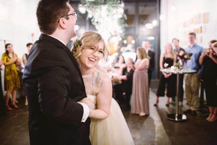 Small Eclectic Wedding at Smallman Galley from Caitlin Thomas Photography featured on Burgh Brides