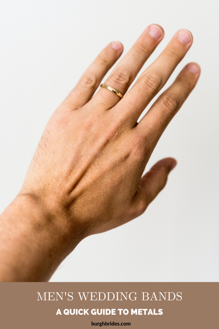 Men's Wedding Bands A Quick Guide to Metals Burgh Brides