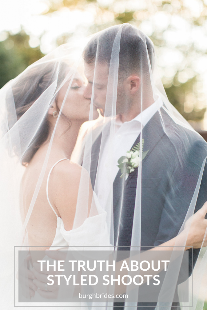 The Truth about Styled Shoots. For more wedding planning tips, visit burghbrides.com!