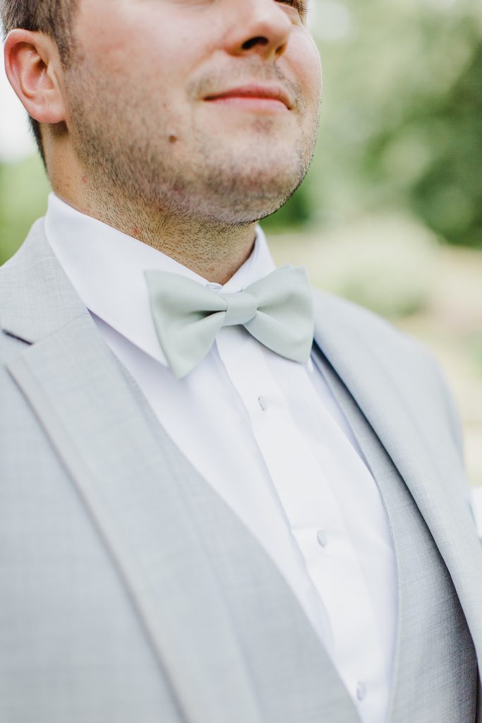 Dusty Sage & Gray Pittsburgh Botanic Garden Wedding. For more garden wedding inspiration, visit burghbrides.com!