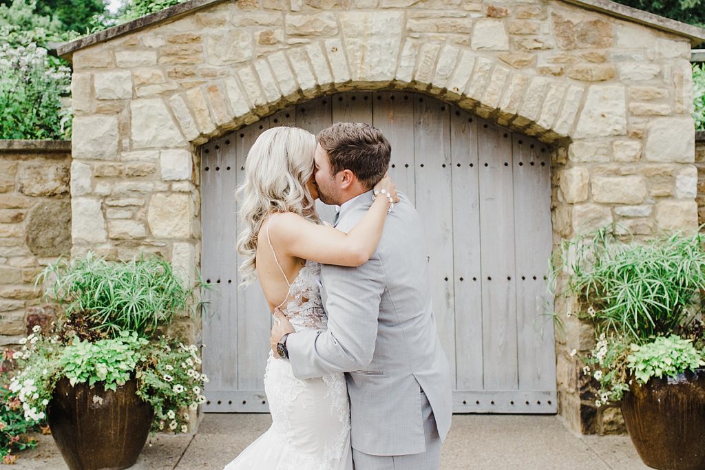 Dusty Sage & Gray Pittsburgh Botanic Garden Wedding. For more garden wedding inspiration, visit burghbrides.com!