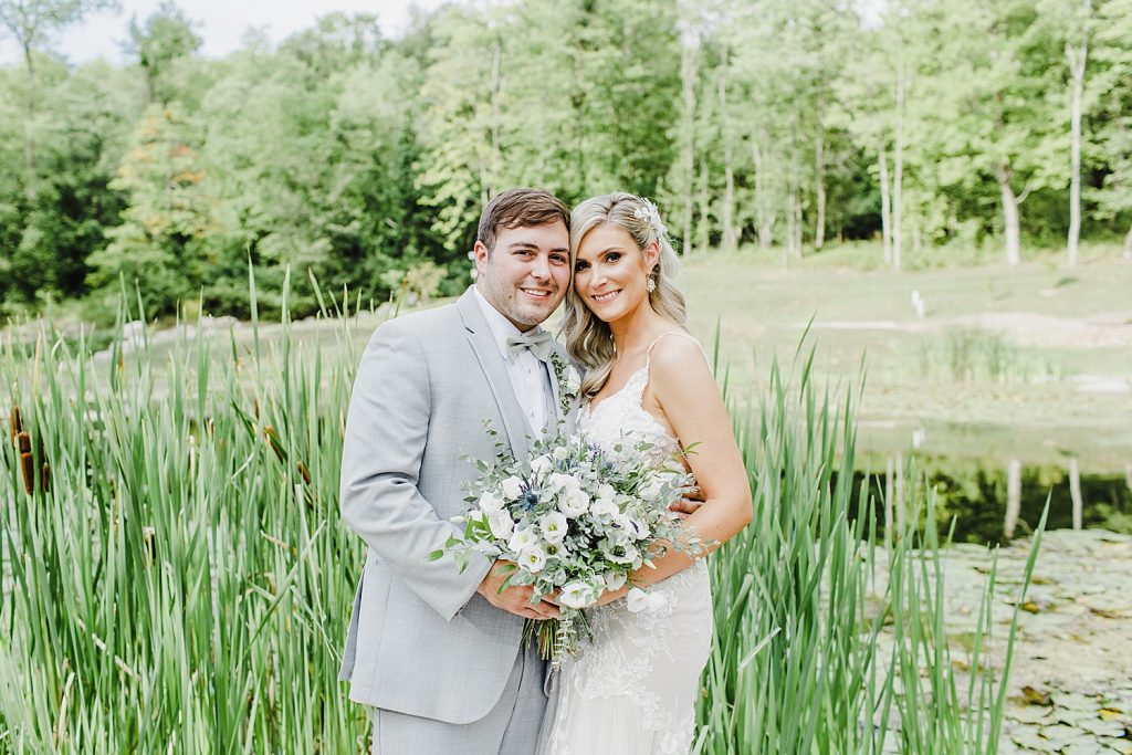 Dusty Sage & Gray Pittsburgh Botanic Garden Wedding. For more garden wedding inspiration, visit burghbrides.com!