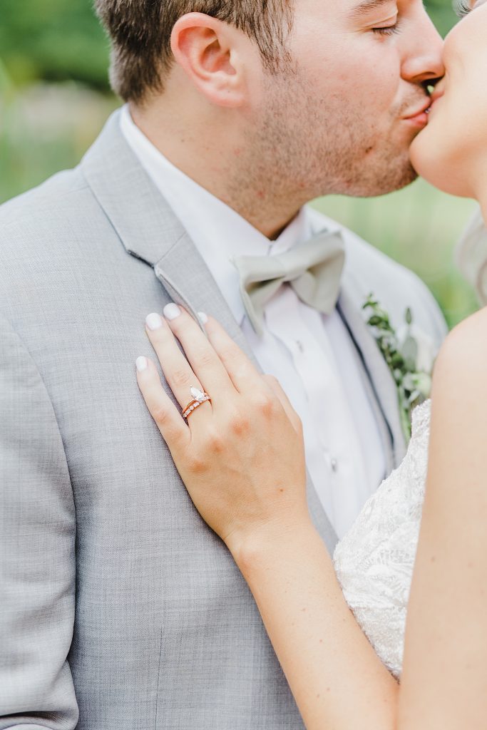Dusty Sage & Gray Pittsburgh Botanic Garden Wedding. For more garden wedding inspiration, visit burghbrides.com!