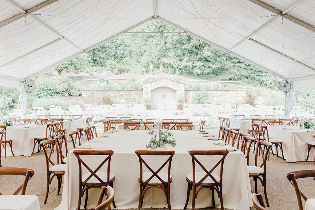Dusty Sage & Gray Pittsburgh Botanic Garden Wedding. For more garden wedding inspiration, visit burghbrides.com!
