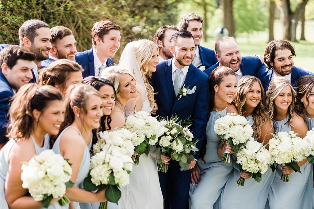 Clean & Classic Valley Brook Country Club Wedding. For more classic wedding ideas, visit burghbrides.com!