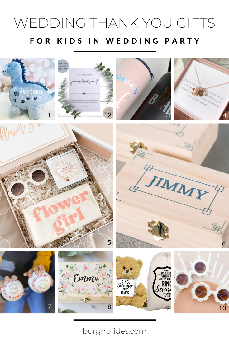Sweet Flower Girl & Ring Bearer Gift Ideas Burgh Brides