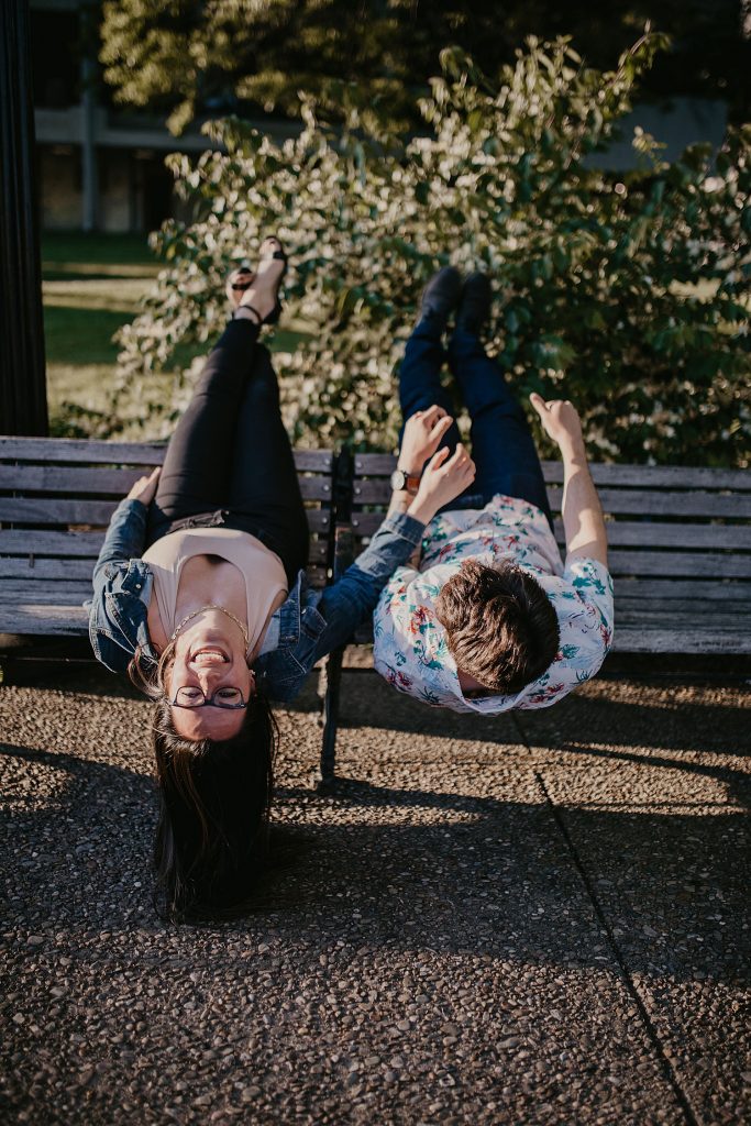 Quirky & Playful Pittsburgh Engagement Session. For more fun engagement ideas, visit burghbrides.com!