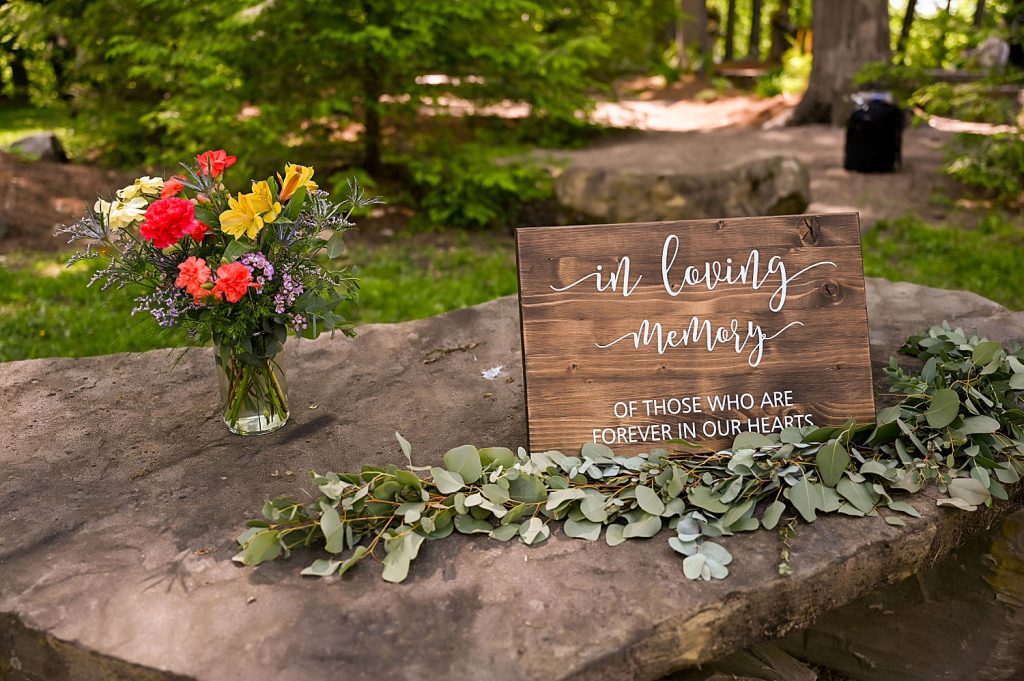 Seven Springs Wedding with Bold Colors. For more colorful wedding ideas, visit burghbrides.com!