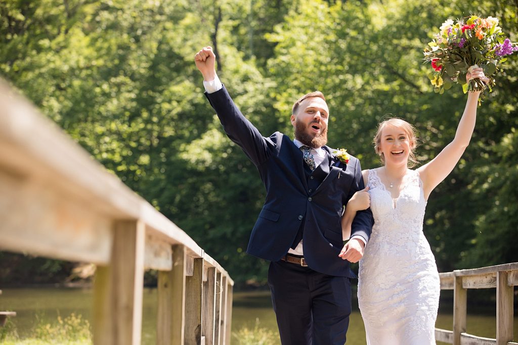 Seven Springs Wedding with Bold Colors. For more colorful wedding ideas, visit burghbrides.com!