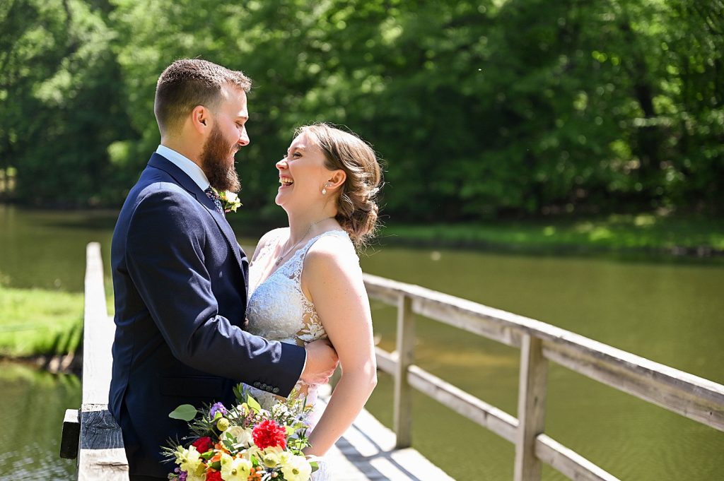 Seven Springs Wedding with Bold Colors. For more colorful wedding ideas, visit burghbrides.com!