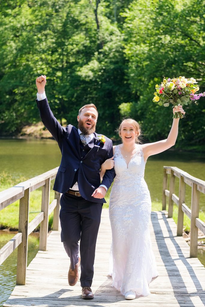 Seven Springs Wedding with Bold Colors. For more colorful wedding ideas, visit burghbrides.com!