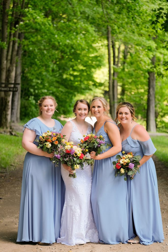 Seven Springs Wedding with Bold Colors. For more colorful wedding ideas, visit burghbrides.com!