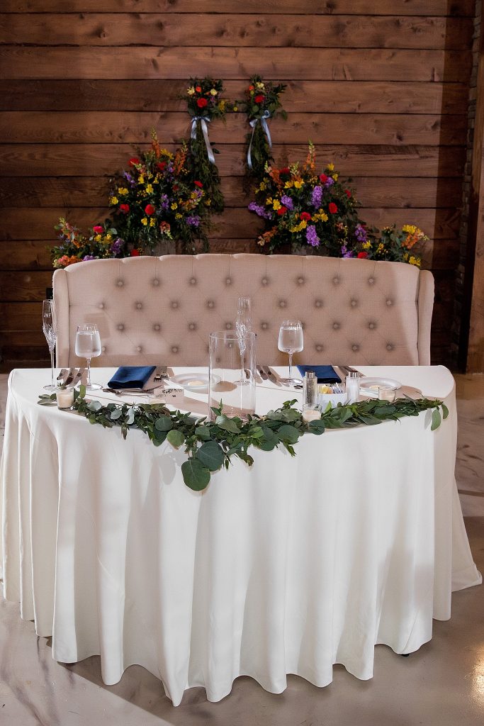 Seven Springs Wedding with Bold Colors. For more colorful wedding ideas, visit burghbrides.com!