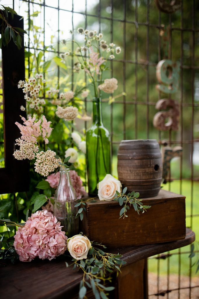 Shady Elms Farm Wedding That Oozes Romance. For more blush pink wedding ideas, visit burghbrides.com!