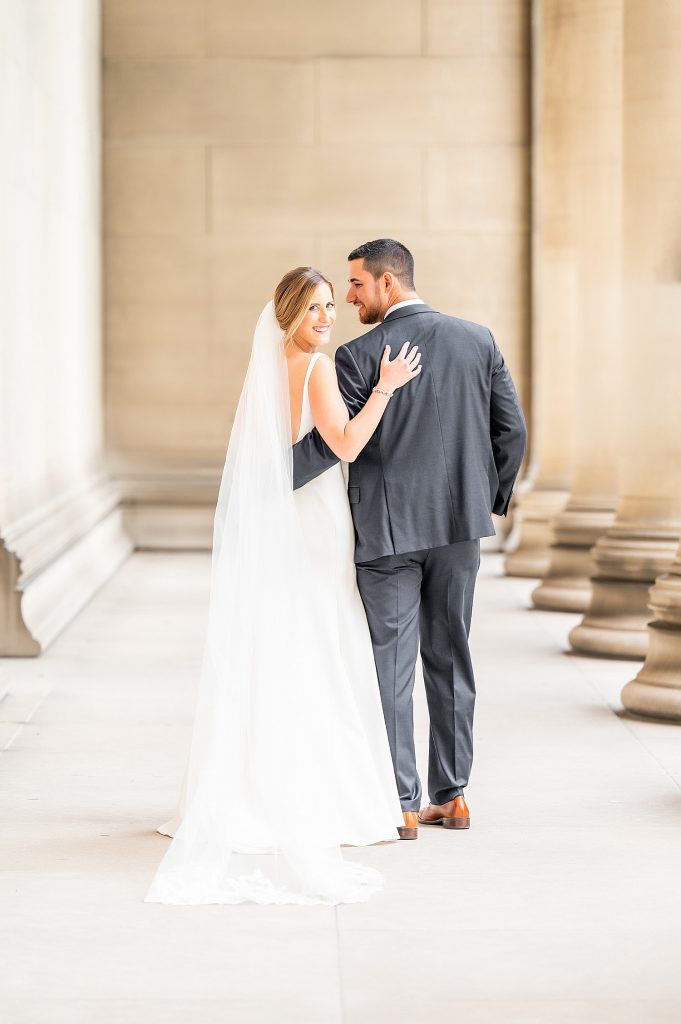 Timeless Circuit Center Wedding. For more classic wedding ideas, visit burghbrides.com!
