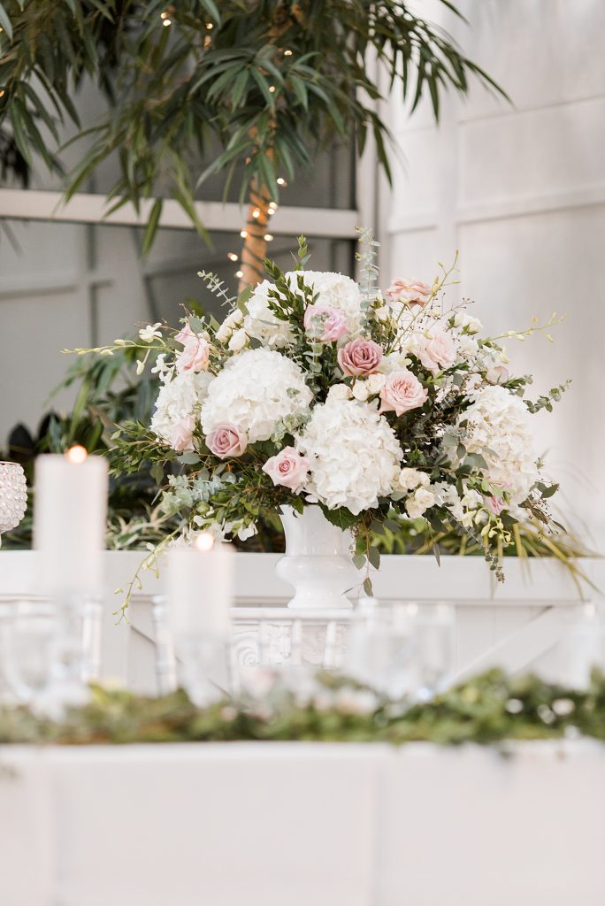 Modern Mauve Wedding at Wintergarden PPG Place. For more chic wedding ideas, visit burghbrides.com!