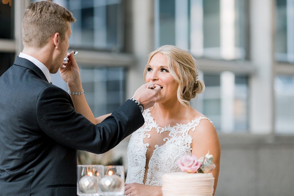 Modern Mauve Wedding at Wintergarden PPG Place. For more chic wedding ideas, visit burghbrides.com!