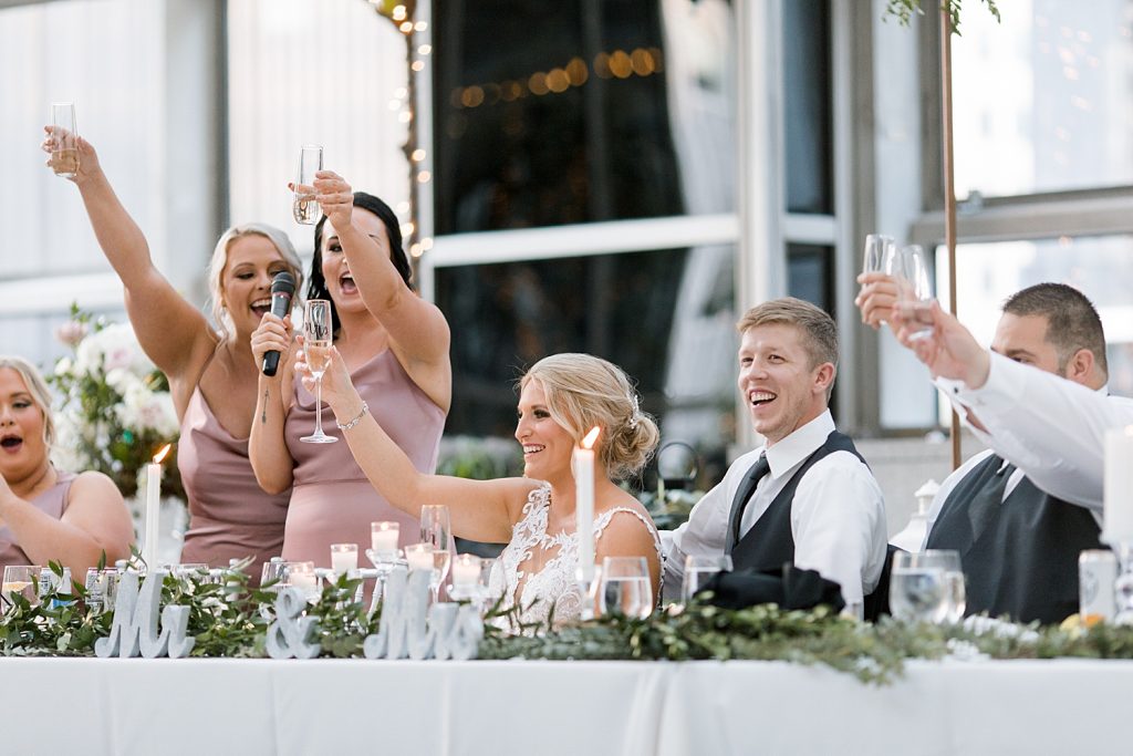 Modern Mauve Wedding at Wintergarden PPG Place. For more chic wedding ideas, visit burghbrides.com!