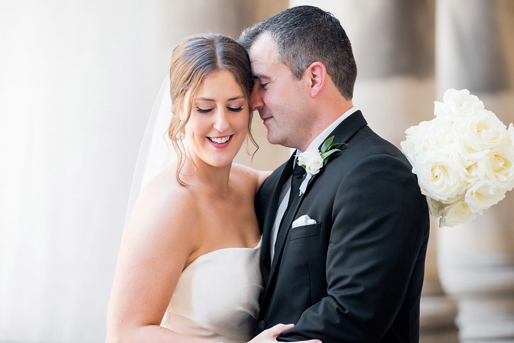 Modern Monochromatic Wedding at the Wintergarden at PPG Place. For more modern wedding ideas, visit burghbrides.com!