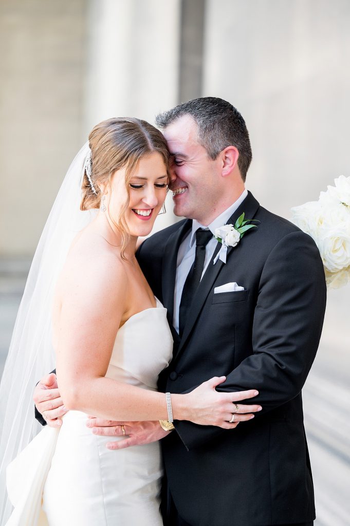Modern Monochromatic Wedding at the Wintergarden at PPG Place. For more modern wedding ideas, visit burghbrides.com!