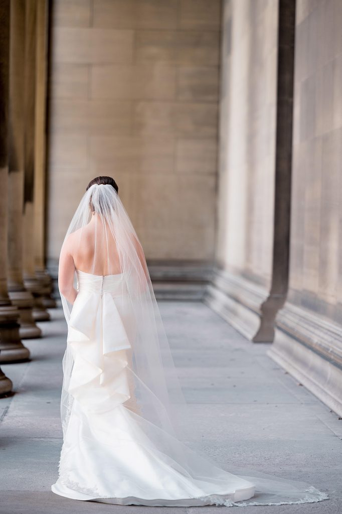 Modern Monochromatic Wedding at the Wintergarden at PPG Place. For more modern wedding ideas, visit burghbrides.com!