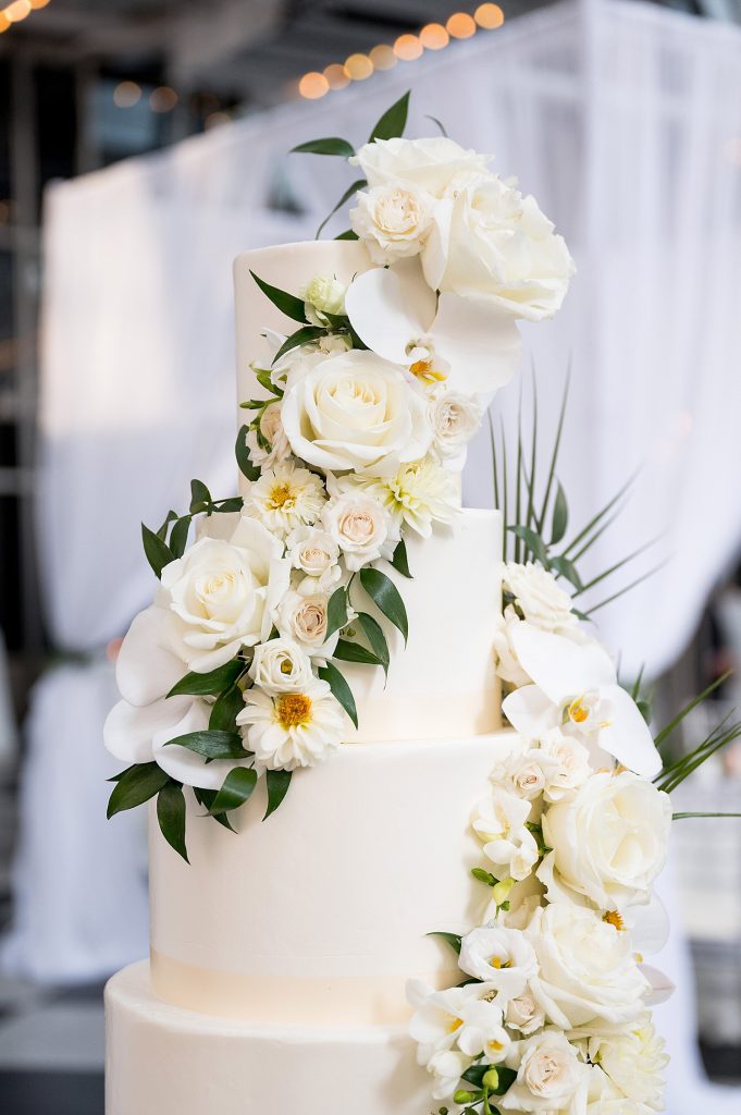 Modern Monochromatic Wedding at the Wintergarden at PPG Place. For more modern wedding ideas, visit burghbrides.com!