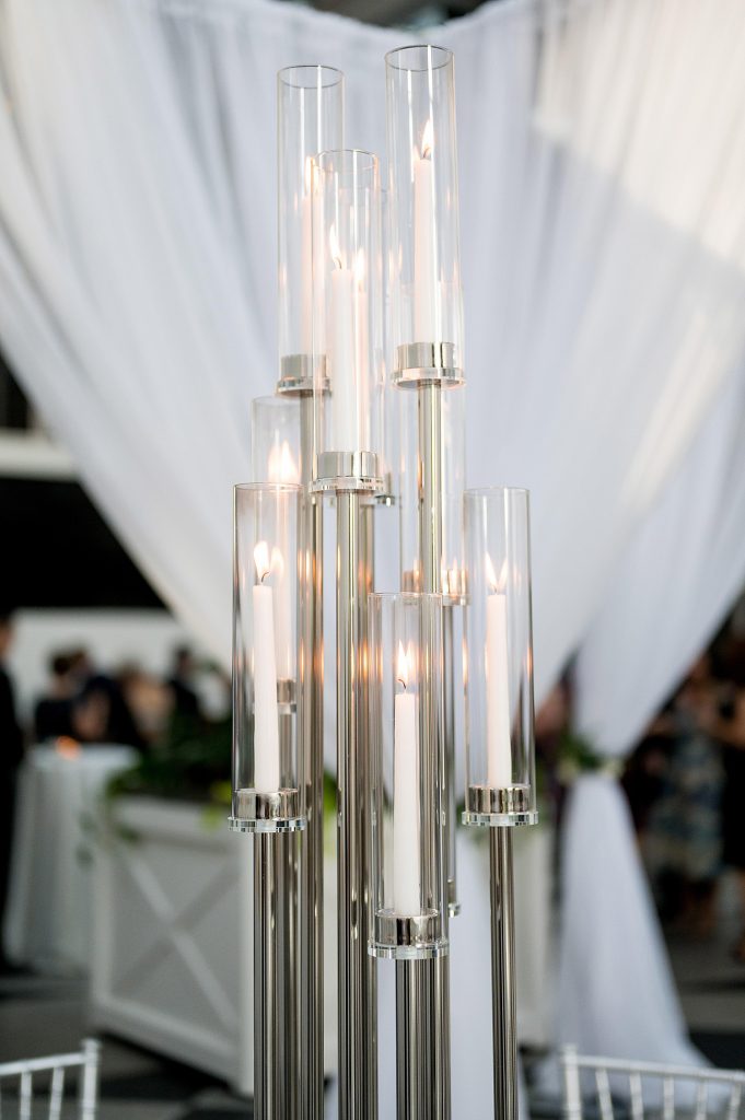 Modern Monochromatic Wedding at the Wintergarden at PPG Place. For more modern wedding ideas, visit burghbrides.com!