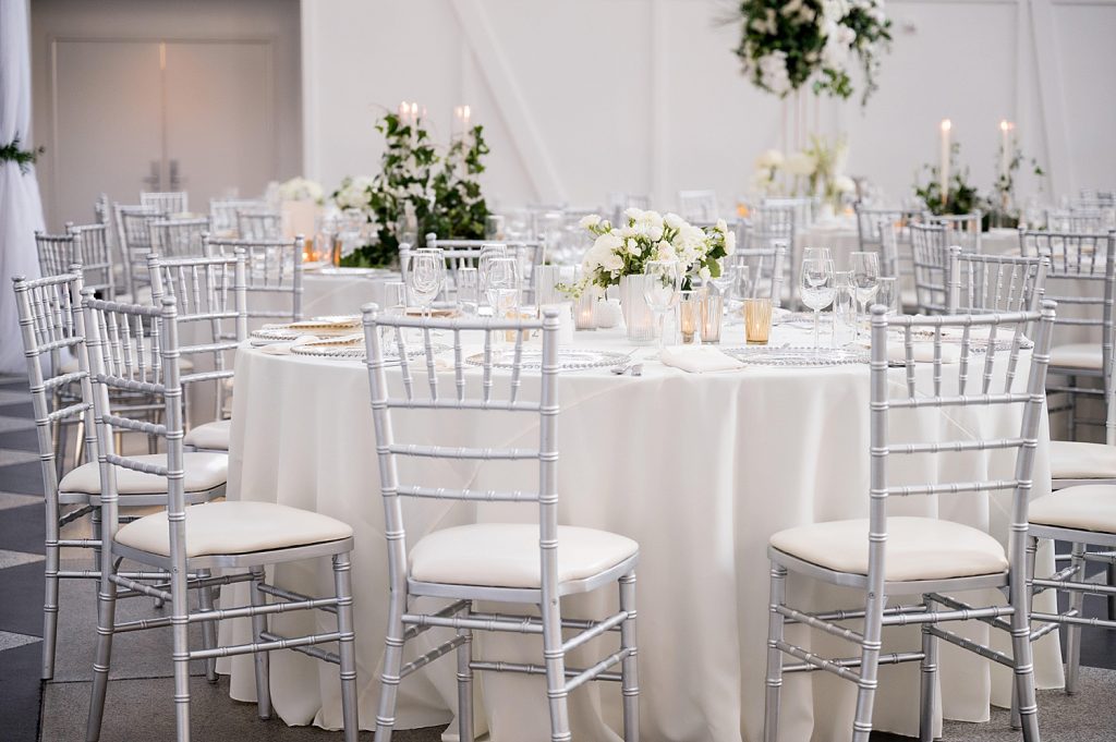 Modern Monochromatic Wedding at the Wintergarden at PPG Place. For more modern wedding ideas, visit burghbrides.com!