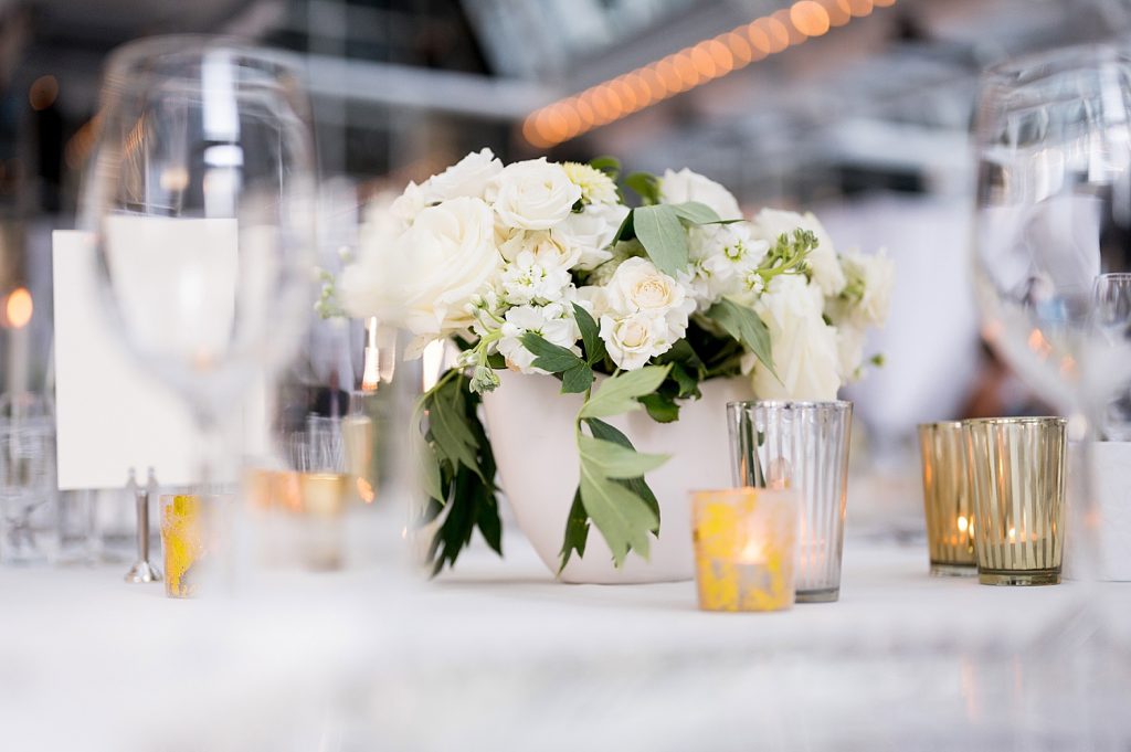 Modern Monochromatic Wedding at the Wintergarden at PPG Place. For more modern wedding ideas, visit burghbrides.com!