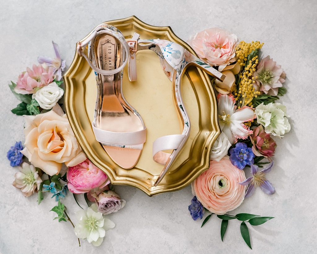 Floral Filled Energy Innovation Center Microwedding. For more small wedding ideas, visit burghbrides.com!