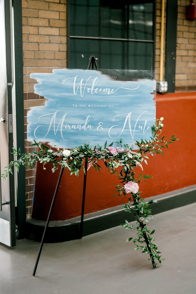 Floral Filled Energy Innovation Center Microwedding. For more small wedding ideas, visit burghbrides.com!