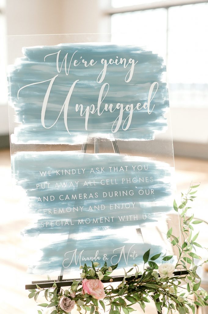 Floral Filled Energy Innovation Center Microwedding. For more small wedding ideas, visit burghbrides.com!