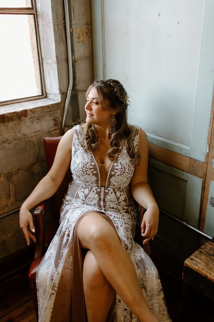 Industrial Boho Penn Brewery Wedding. For more boho wedding ideas, visit burghbrides.com!