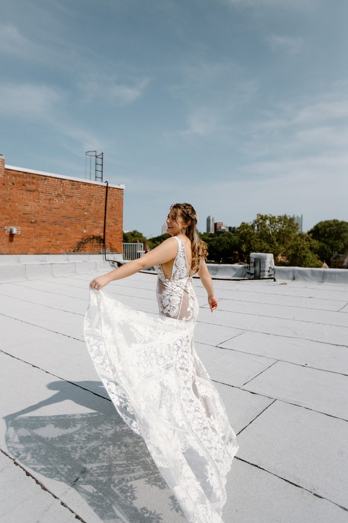 Industrial Boho Penn Brewery Wedding. For more boho wedding ideas, visit burghbrides.com!