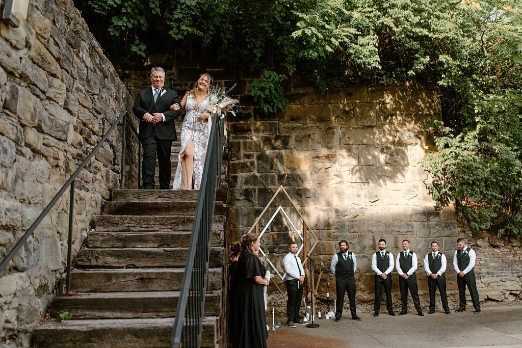 Industrial Boho Penn Brewery Wedding. For more boho wedding ideas, visit burghbrides.com!