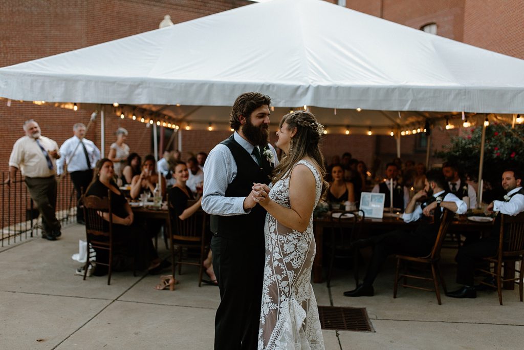 Industrial Boho Penn Brewery Wedding. For more boho wedding ideas, visit burghbrides.com!