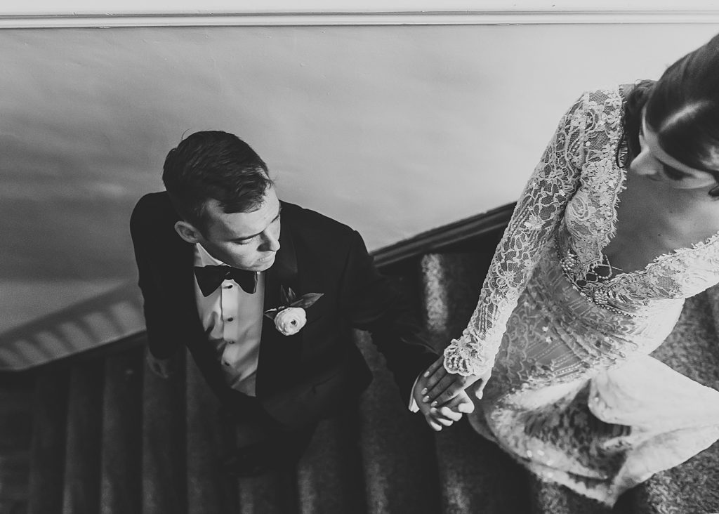 Luxe Art Deco Downtown Pittsburgh Wedding. For more modern wedding ideas, visit burghbrides.com!