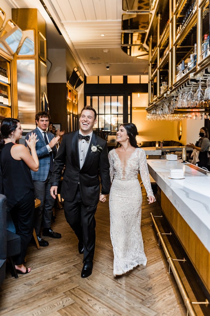 Luxe Art Deco Downtown Pittsburgh Wedding. For more modern wedding ideas, visit burghbrides.com!